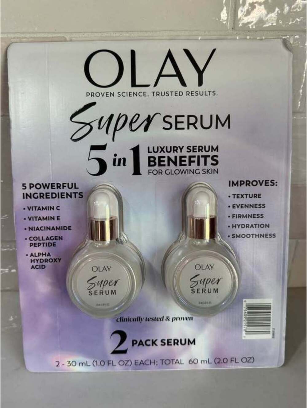 Olay Super Serum Power of 5 Luxury Serums Pack of 2